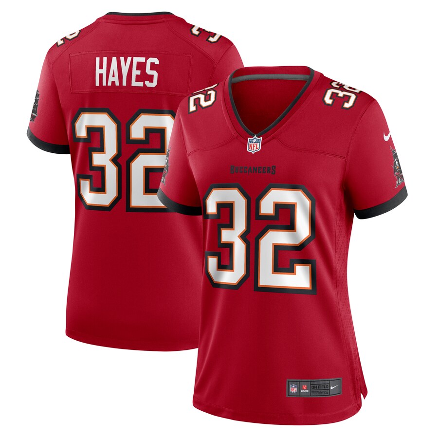 Women's Tampa Bay Buccaneers Josh Hayes Nike Red Game Jersey