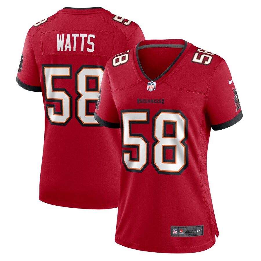 Women's Tampa Bay Buccaneers Markees Watts Nike Red Game Jersey