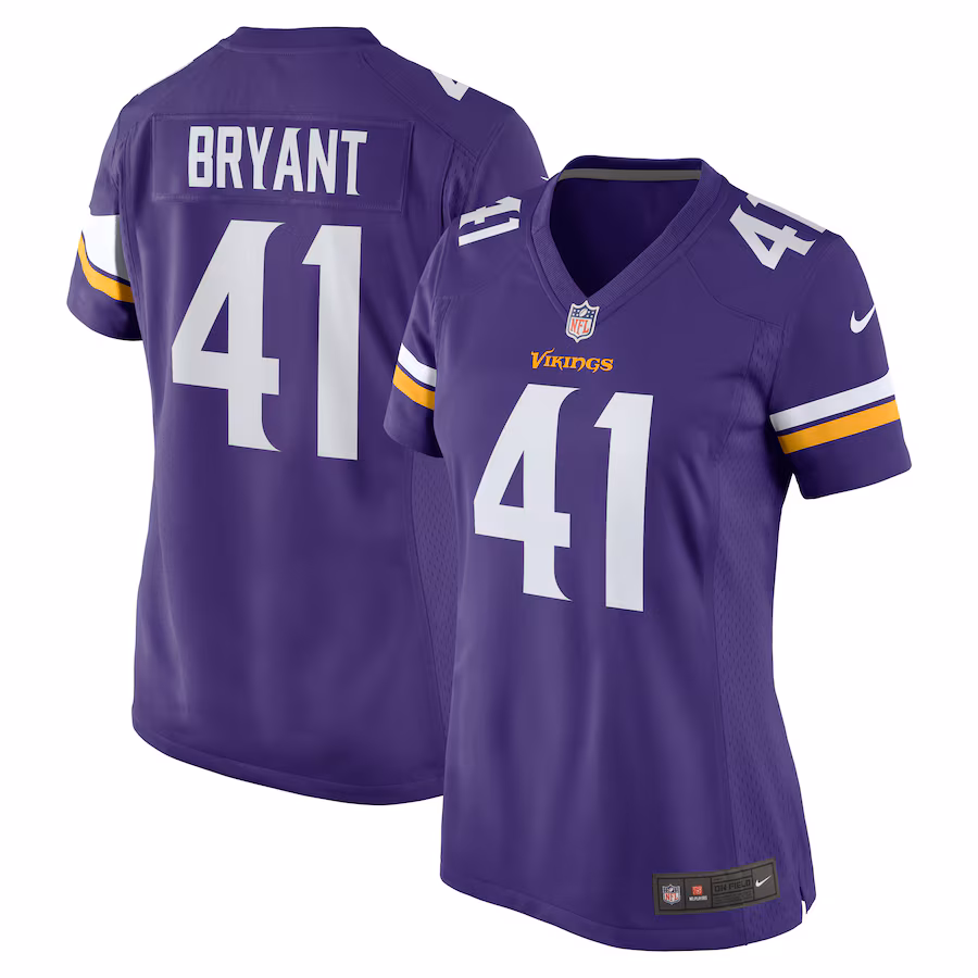 Women's Minnesota Vikings Austin Bryant Nike Purple Game Jersey