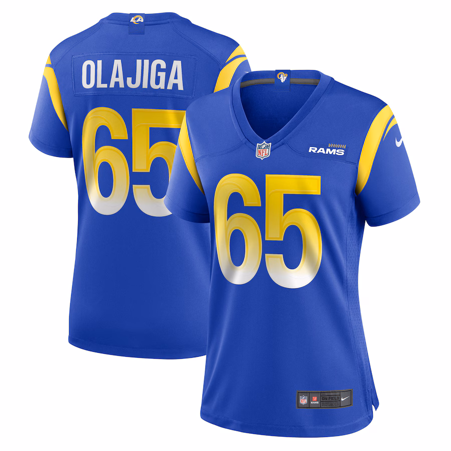Women's Los Angeles Rams David Olajiga Nike Royal Game Jersey