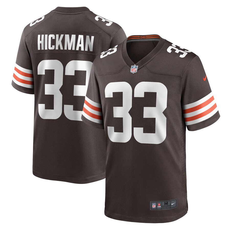 Men's Cleveland Browns Ronnie Hickman Nike Brown Team Game Jersey