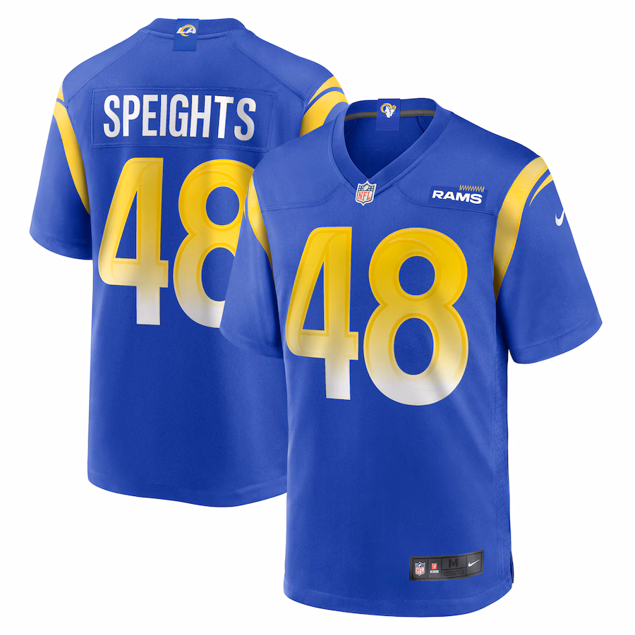Men's Los Angeles Rams Omar Speights Nike Royal Game Jersey
