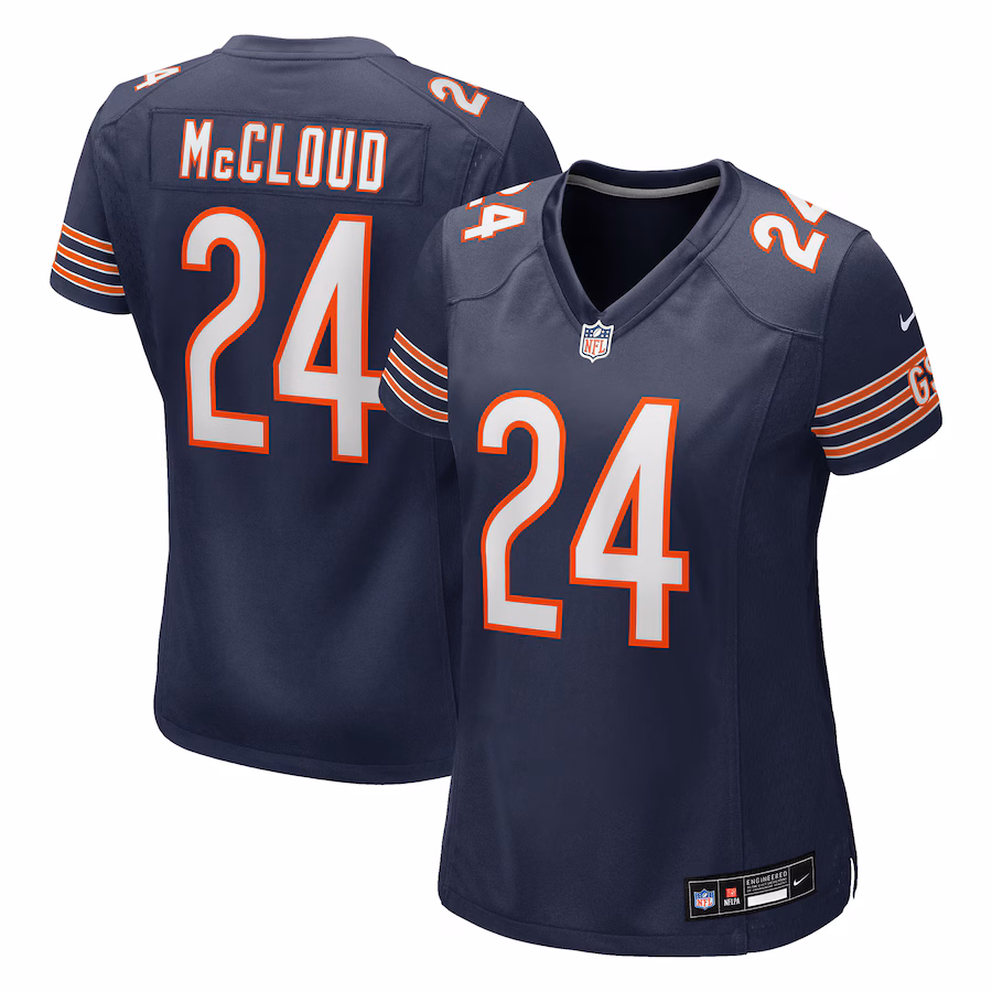 Women's Chicago Bears Nick McCloud Nike Navy Team Game Jersey