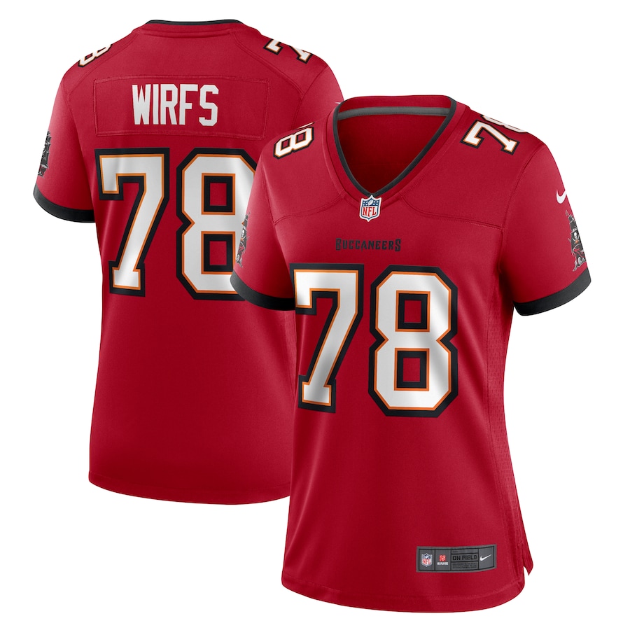 Women's Tampa Bay Buccaneers Tristan Wirfs Nike Red Game Jersey