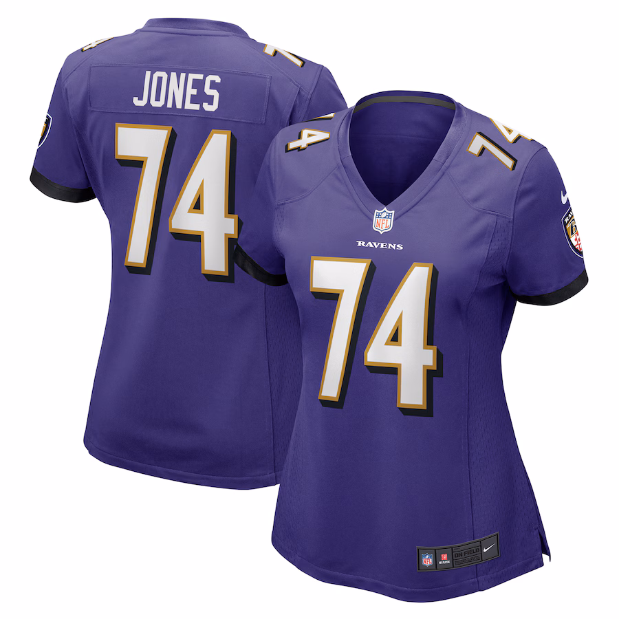 Women's Baltimore Ravens Josh Jones Nike Purple Game Jersey