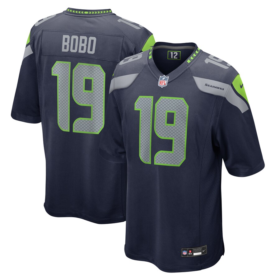 Men's Seattle Seahawks Jake Bobo Nike College Navy Game Jersey