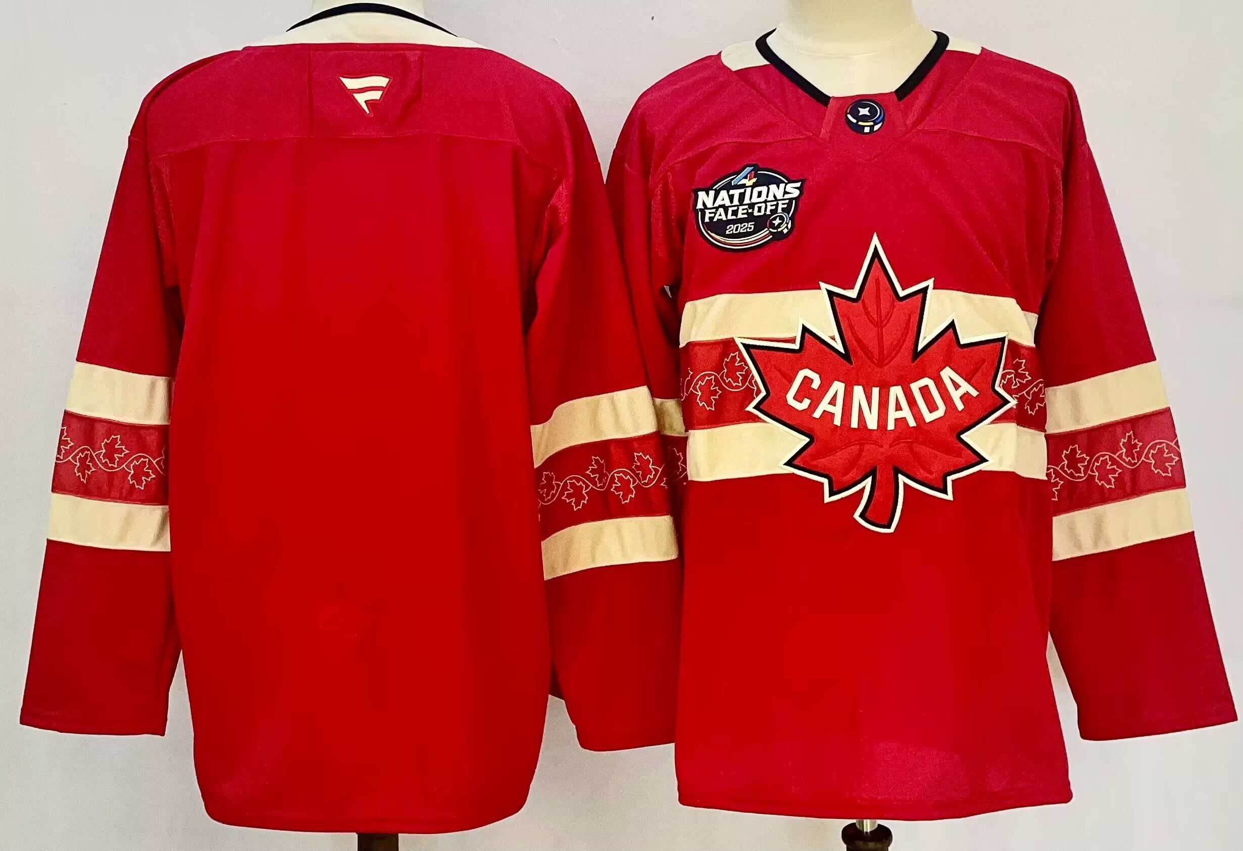 Fanatics Canada Red 2025 4 Nations Face-Off Authentic Pro Jersey