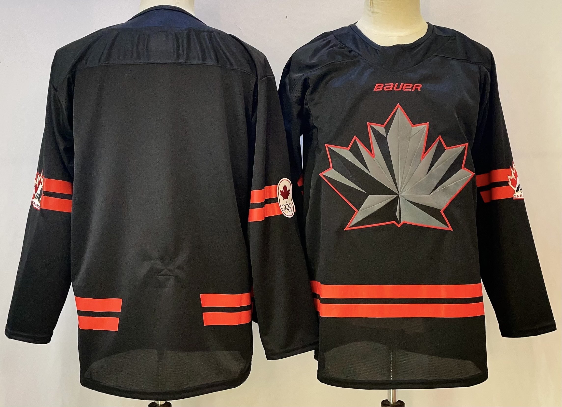 Team Canada Olympic 2025 Black Hockey Jersey