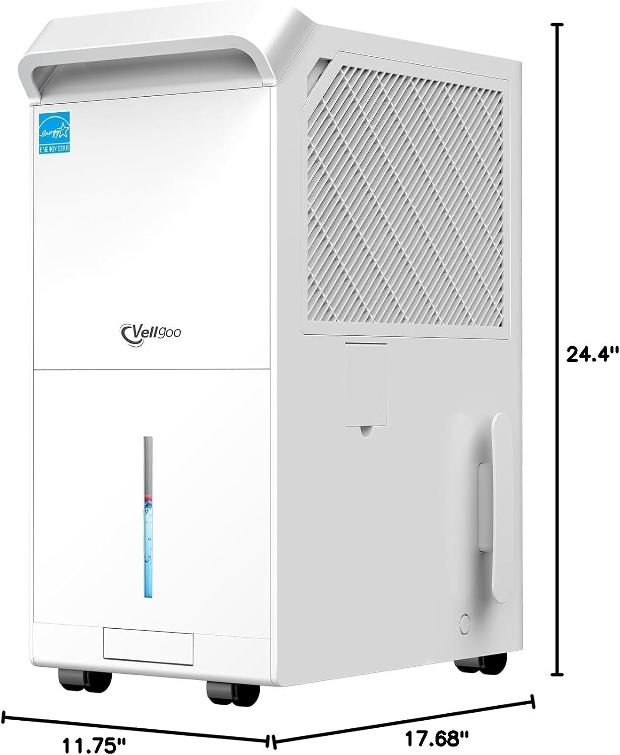 Vellgoo Max 150 Pint/Day Dehumidifier, 5000 Sq.Ft, Energy Star 2024