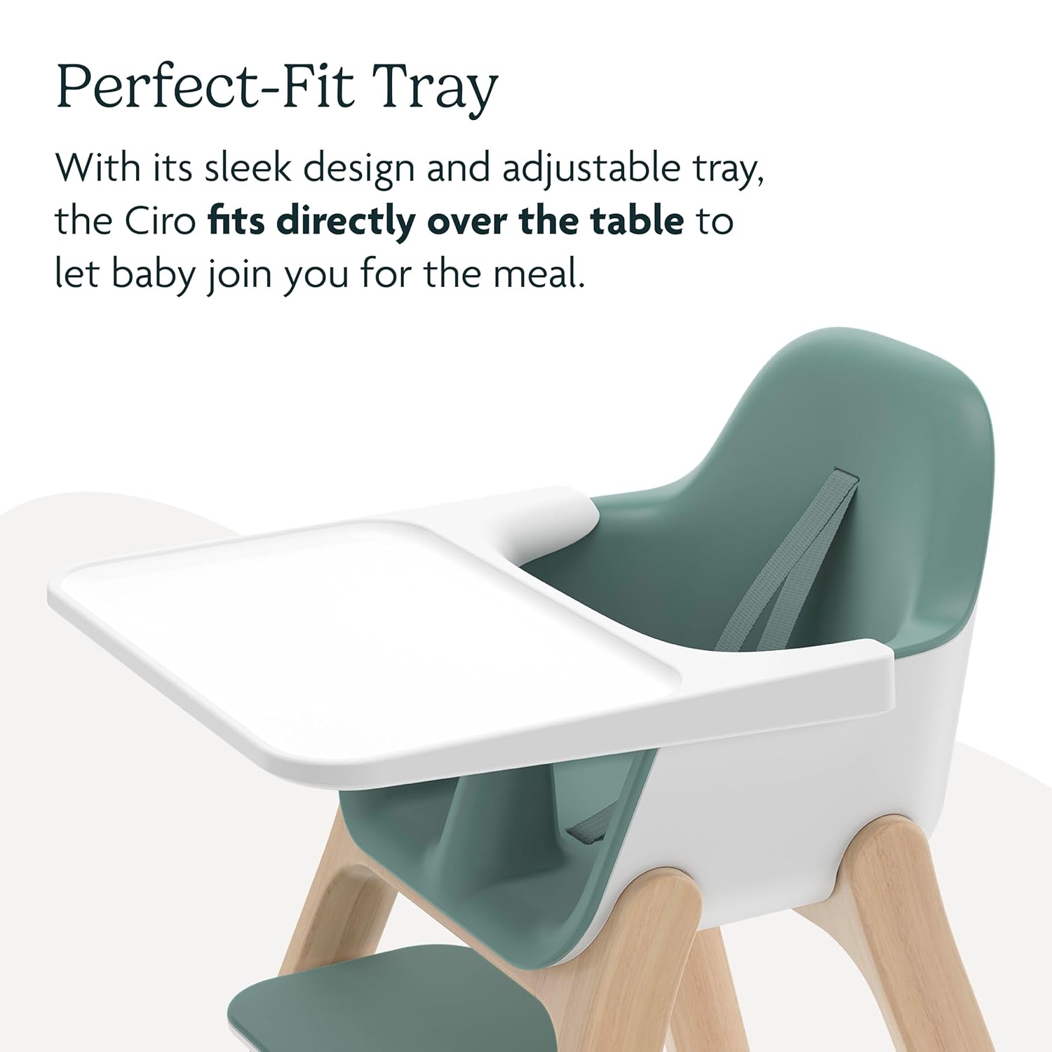 UPPAbaby Ciro High Chair, Rotating Footrest, Emrick Green
