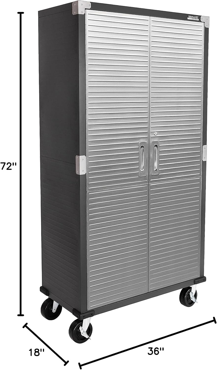 Seville Classics UltraHD Steel Storage Cabinet, 36