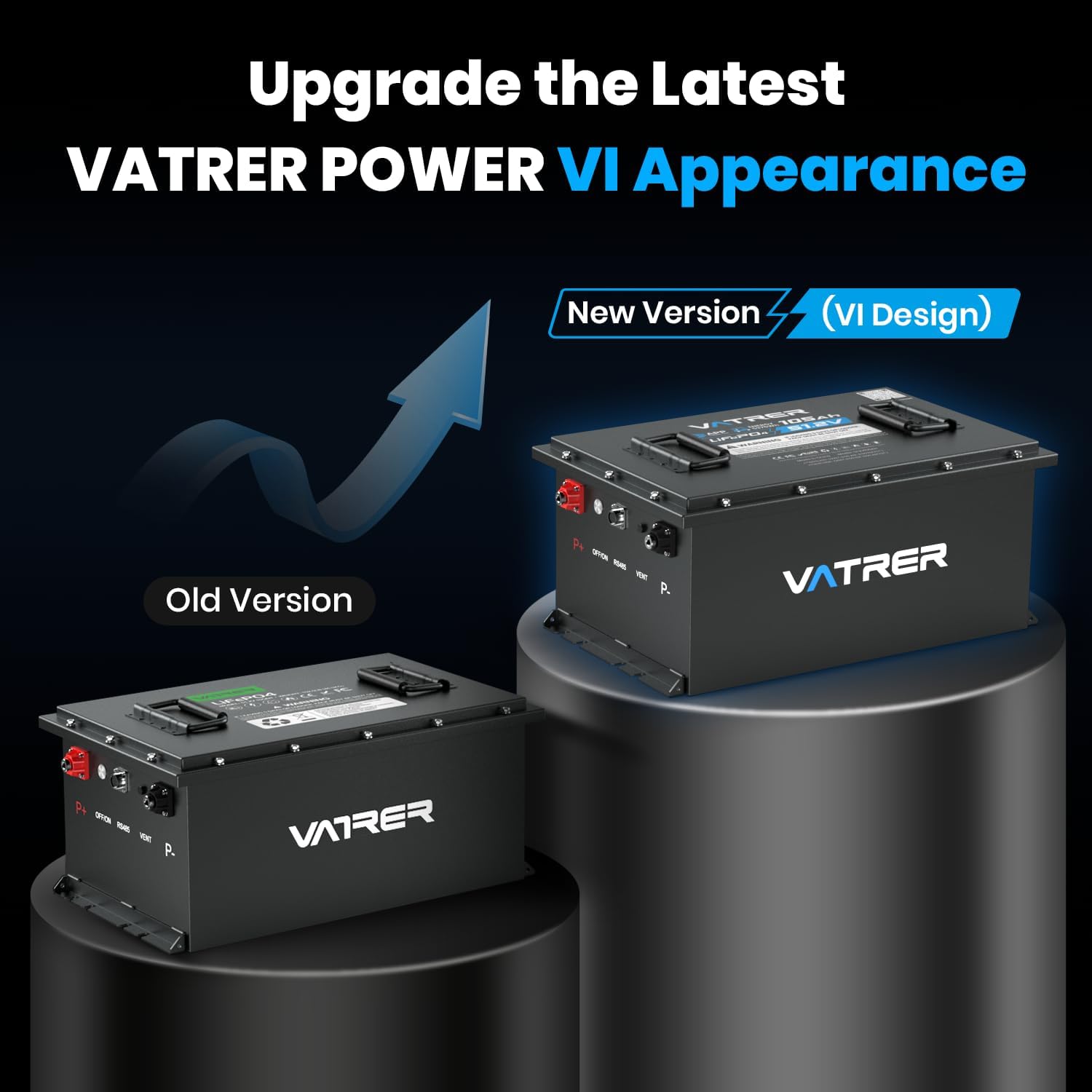 48V 105Ah Lithium Battery, Smart BMS, Touch Monitor, APP