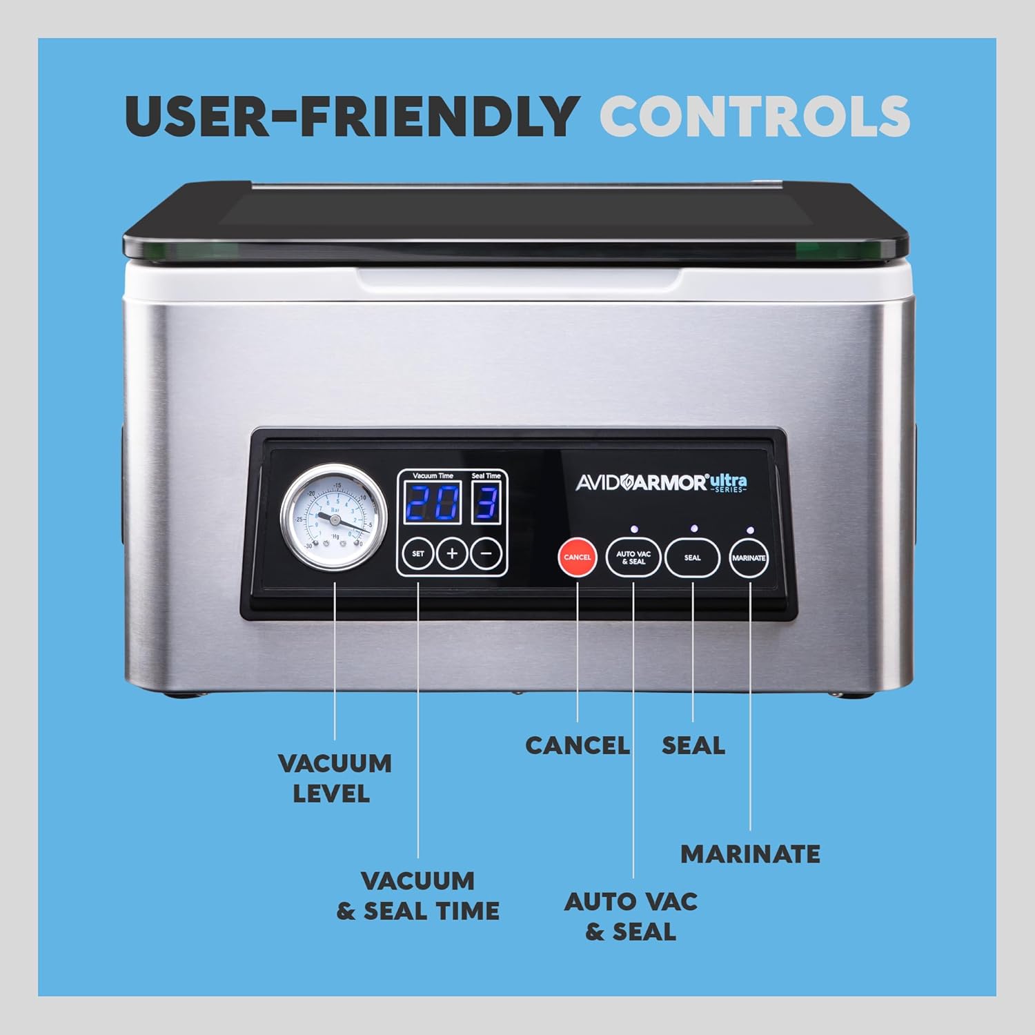 Avid Armor USV20 Chamber Vacuum Sealer, 11.5