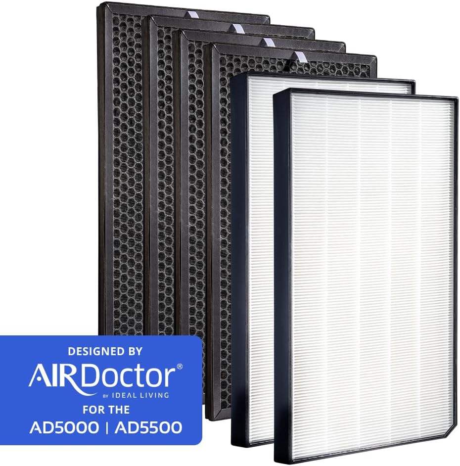 AIRDOCTOR AD5000/AD5500 Filter Replacement Pack, UltraHEPA & Carbon