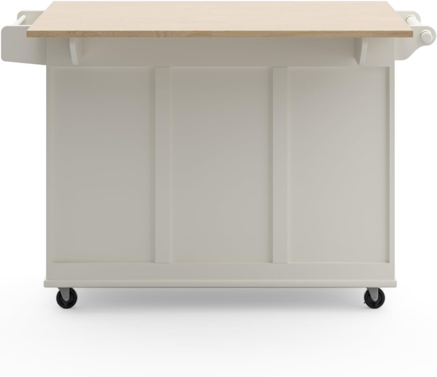 Homestyles Dolly Madison Mobile Kitchen Island Cart, Drop Leaf Breakfast Bar