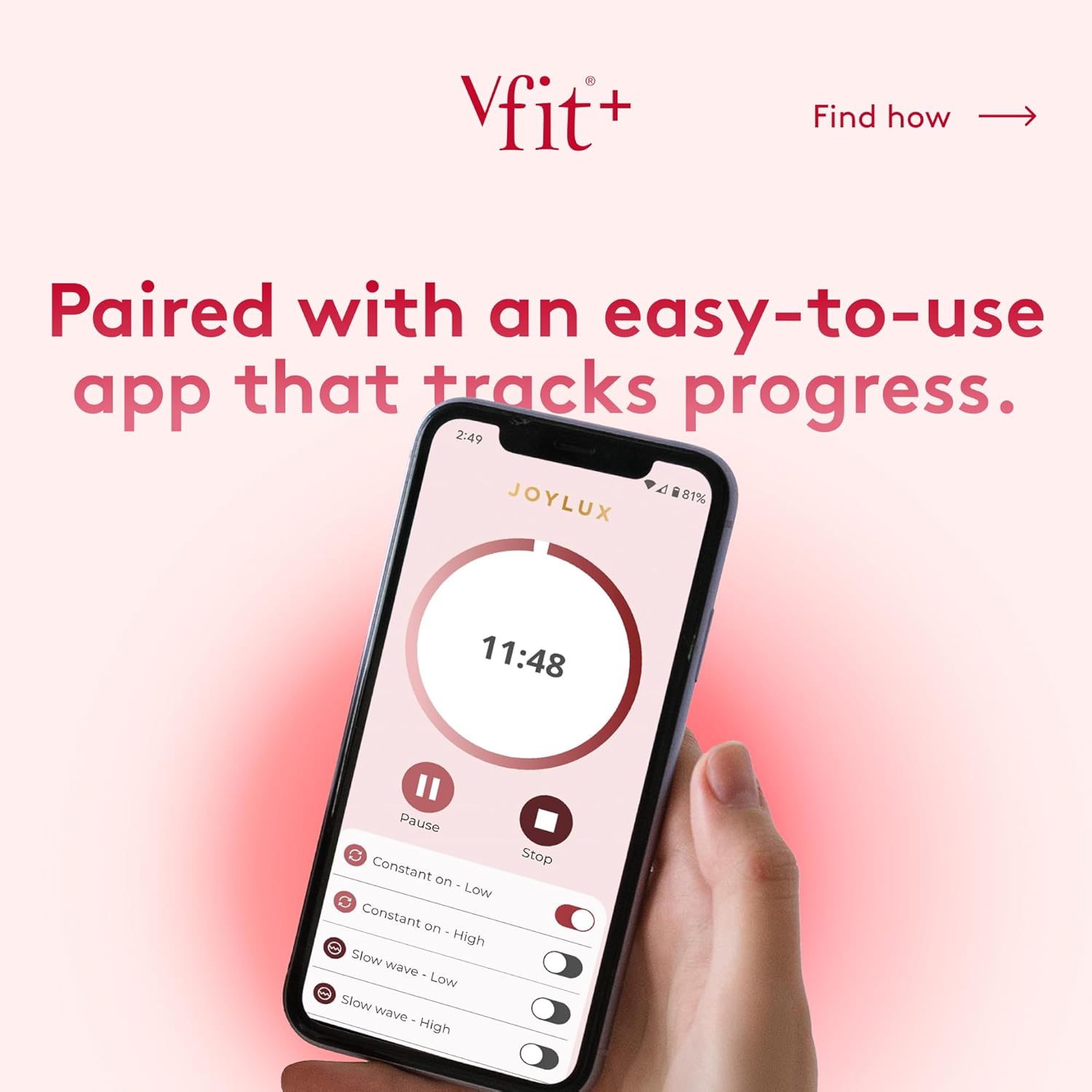 Respin X vFit Plus Red Light Feminine Wellness Device, Menopause Kit