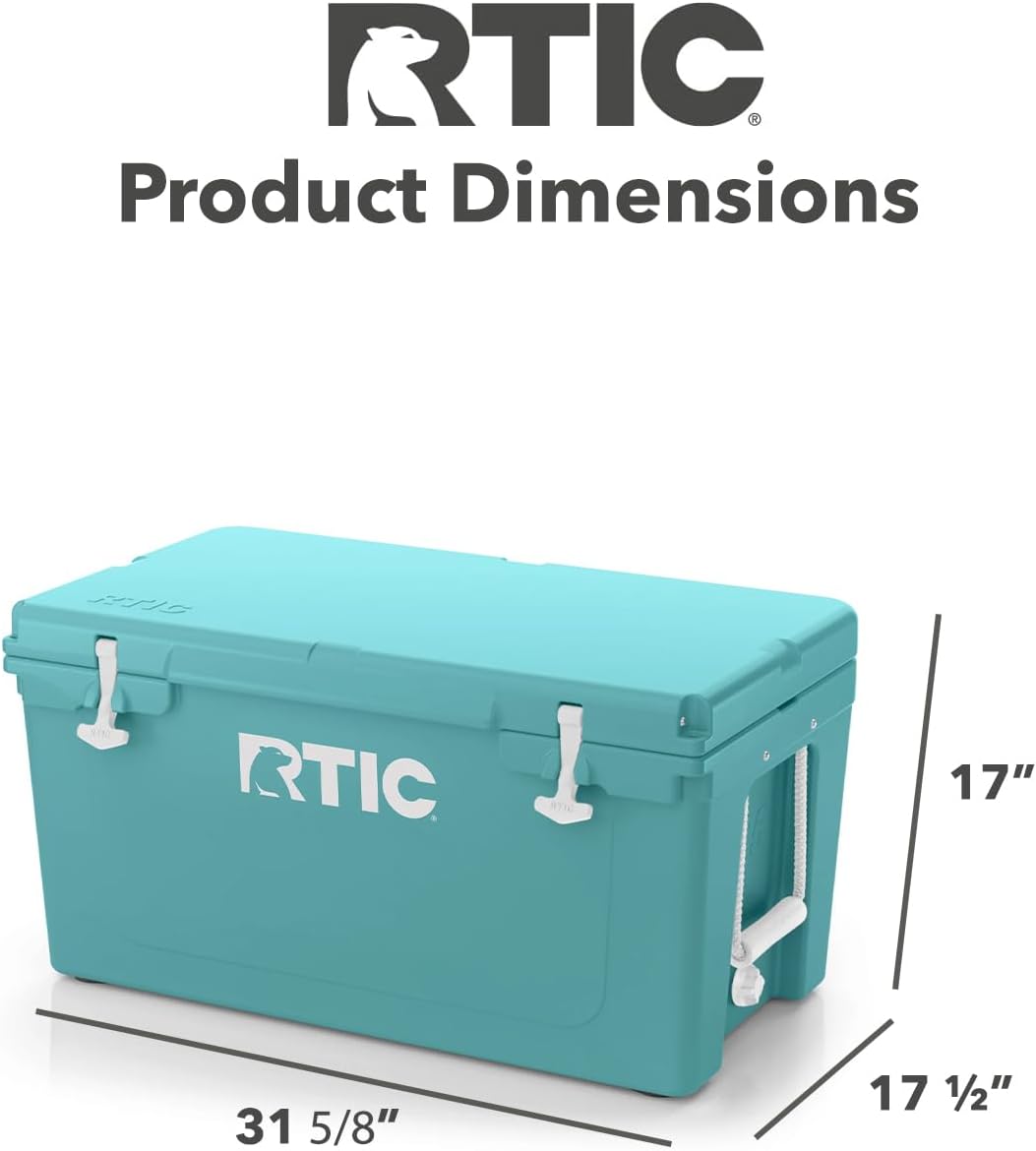 RTIC 65 QT Ultra-Tough Cooler, Hard Insulated, Portable