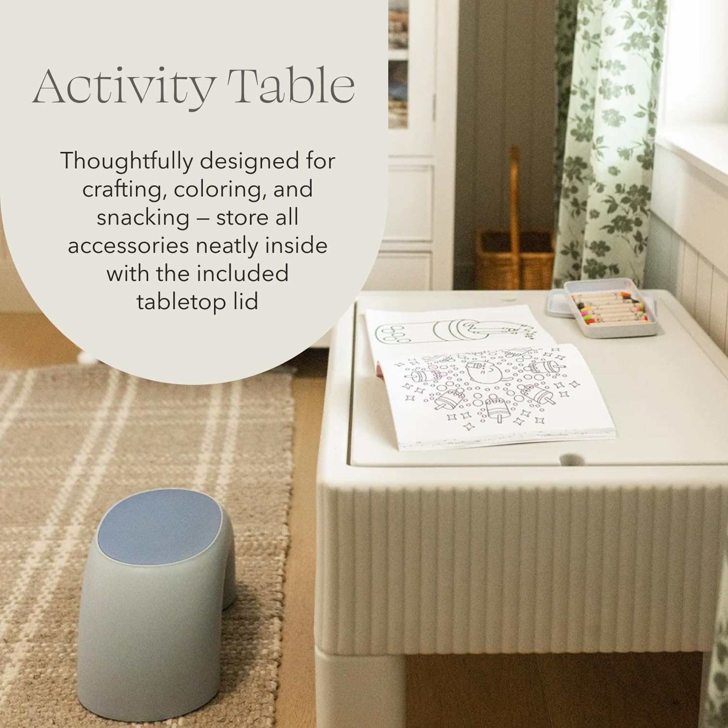 PLAYSMOL 3-in-1 Water & Sensory Table for Kids, Ages 3+