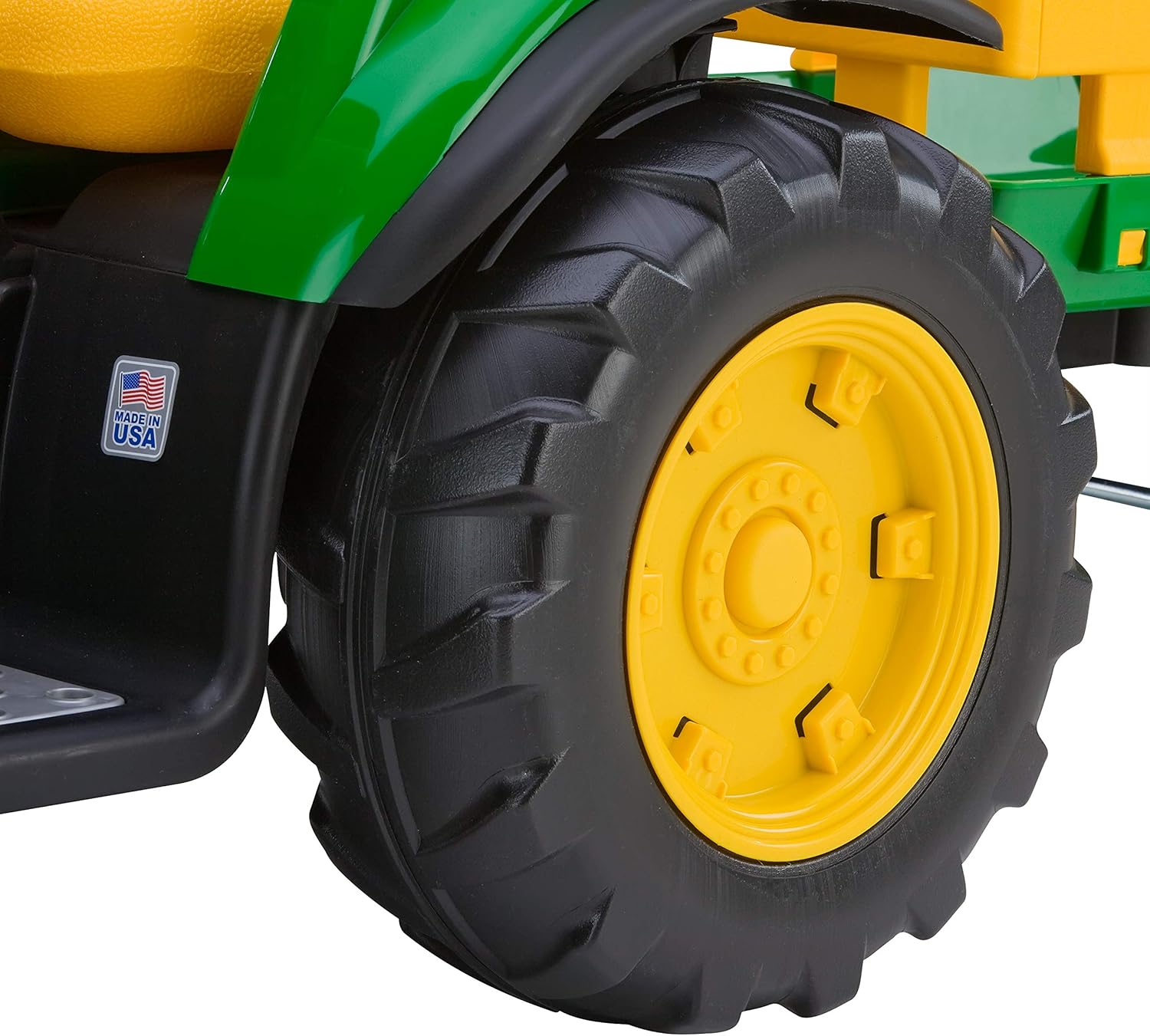 Peg Perego John Deere 12V Ride-On Tractor with Trailer