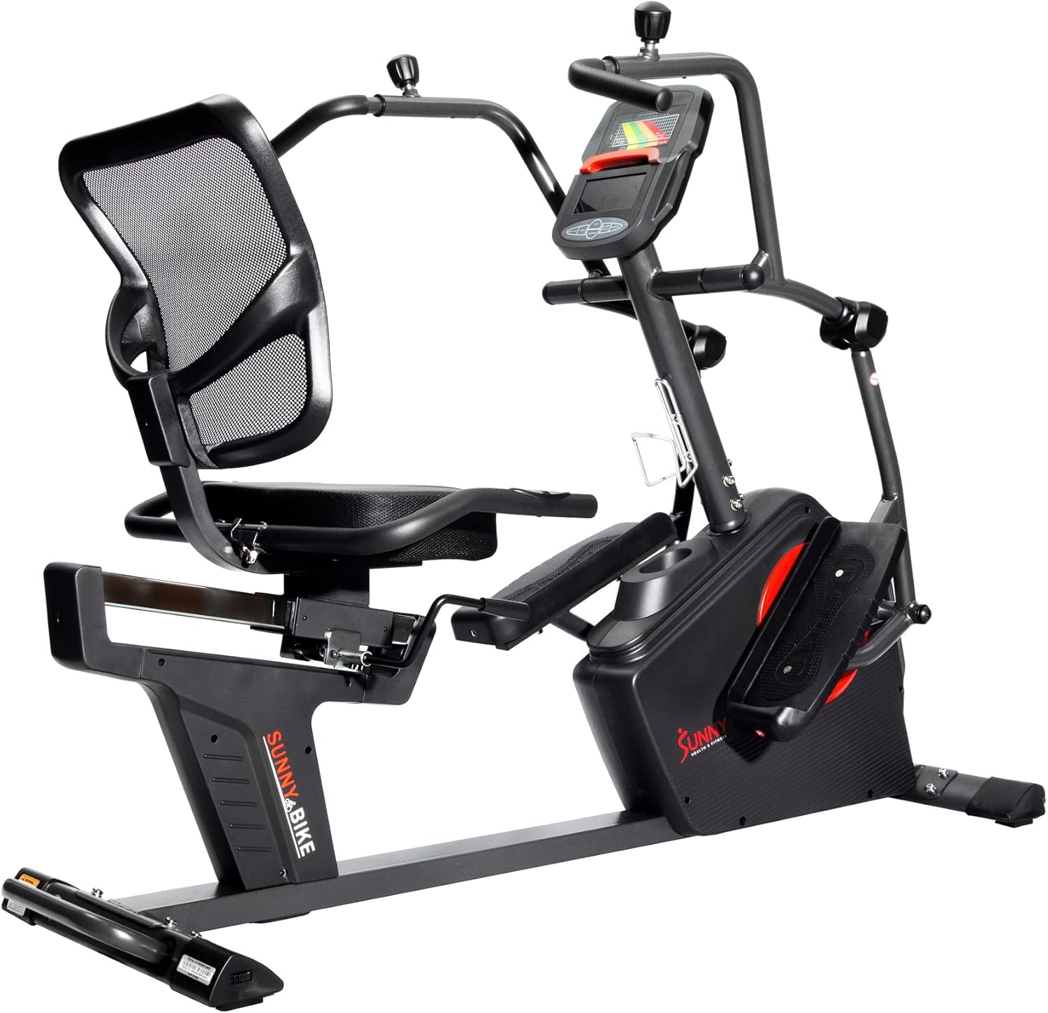Sunny Elite Recumbent Cross Trainer, Arm/Leg Workout, Bluetooth App