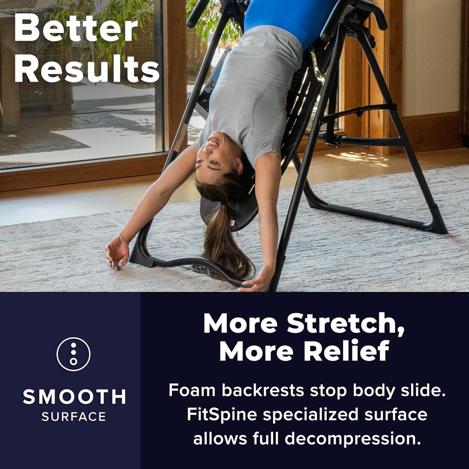 TEETER EP-560 Inversion Table, Back Pain Relief, FDA Registered