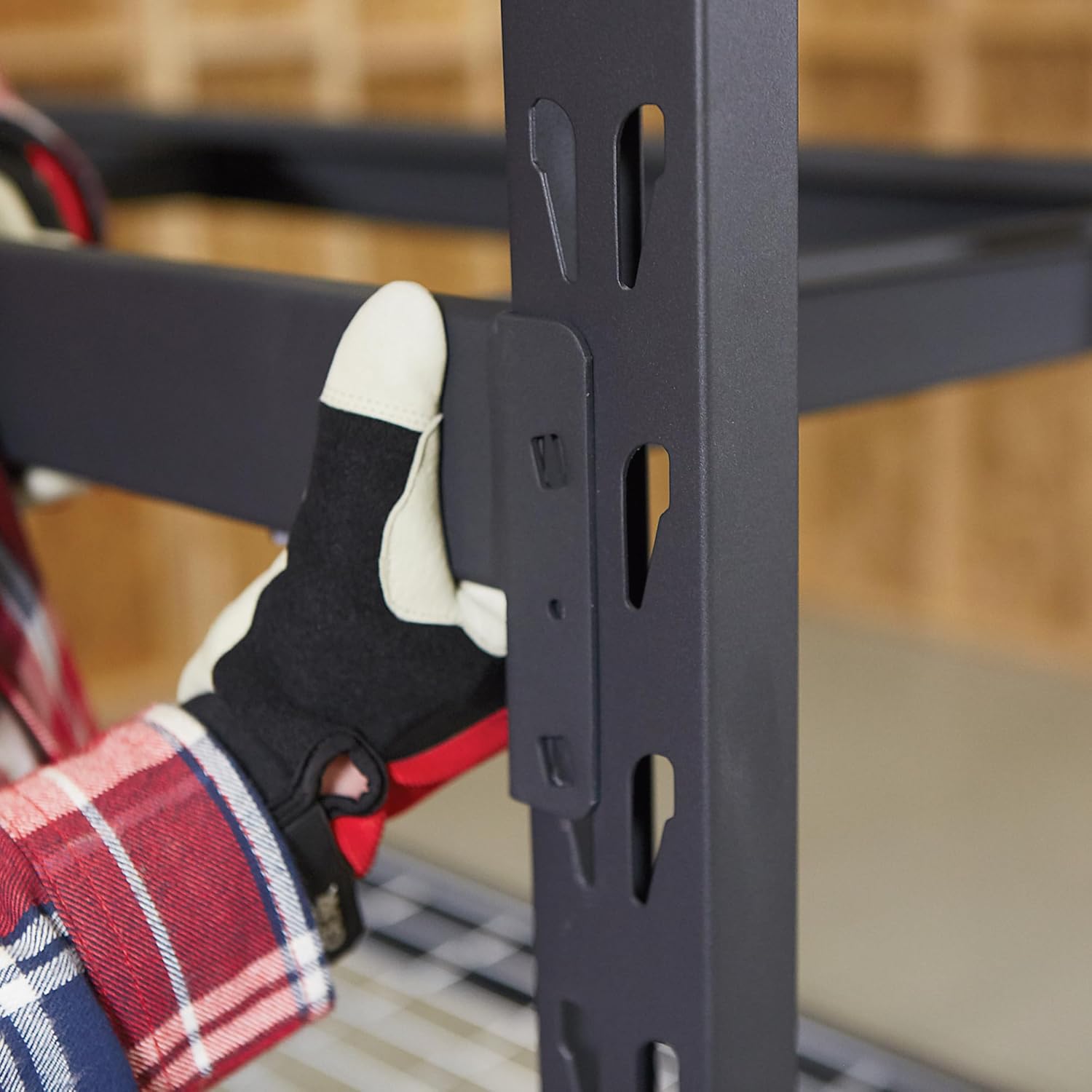 Ironton 4-Tier Steel Shelving Unit, 8000lb Capacity, 77