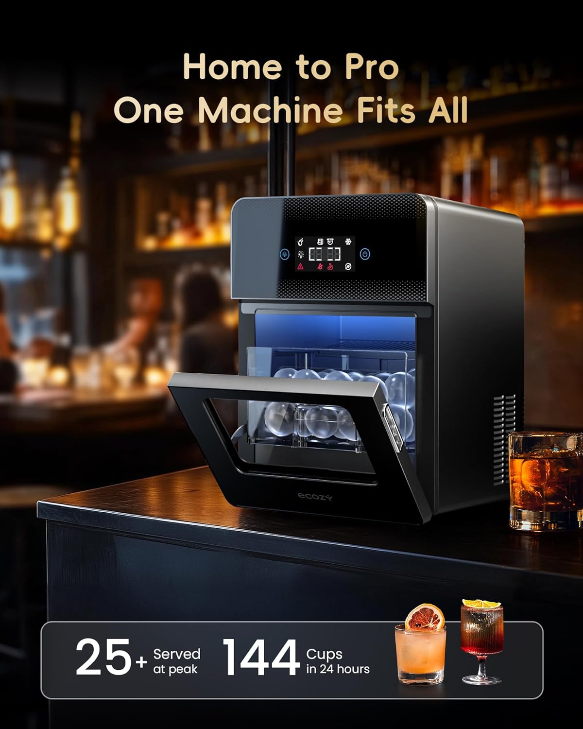 ecozy Clear Ice Ball Maker, 2