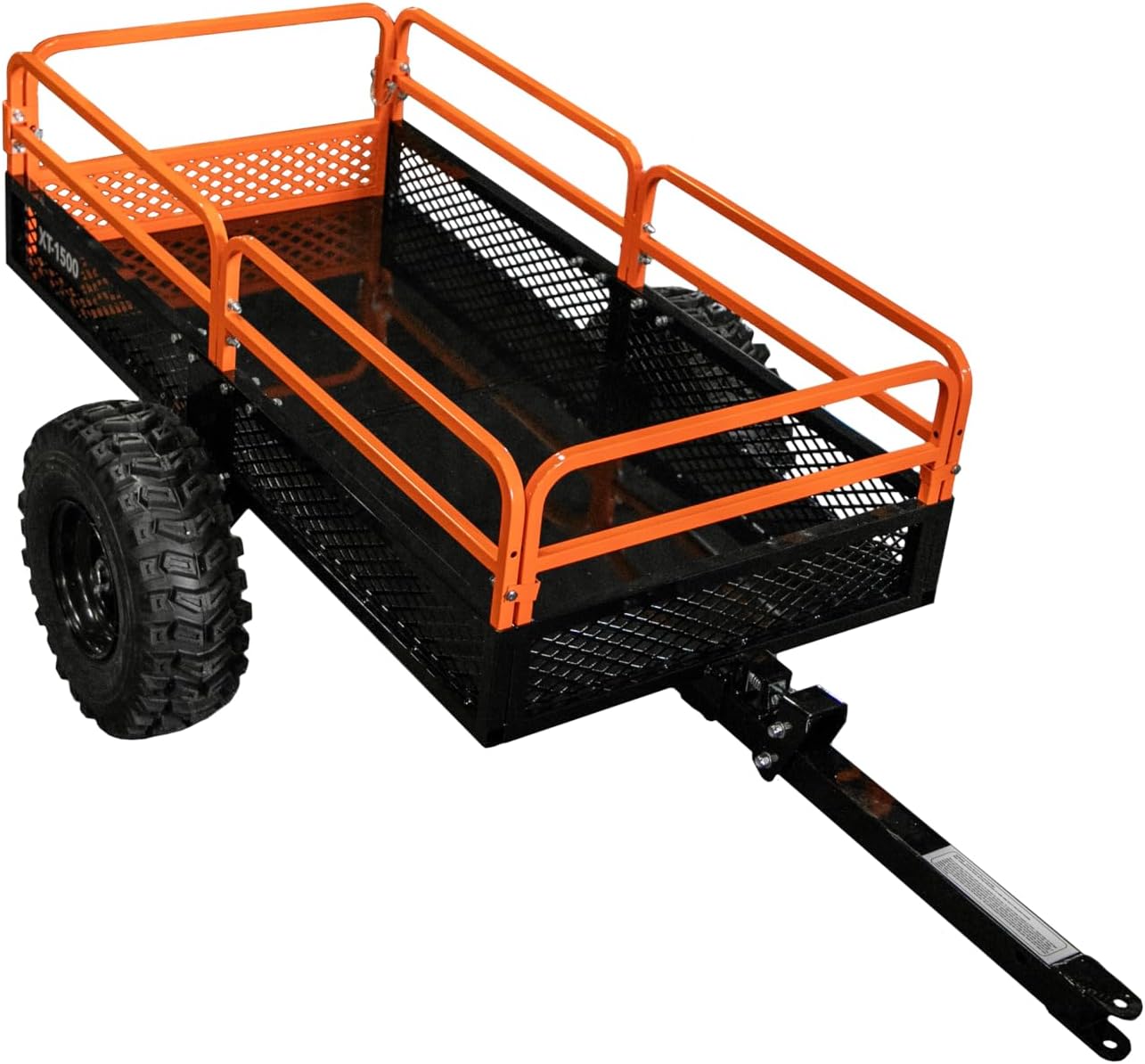 Impact Implements 1500lb Utility Cart Trailer with Steel Floor