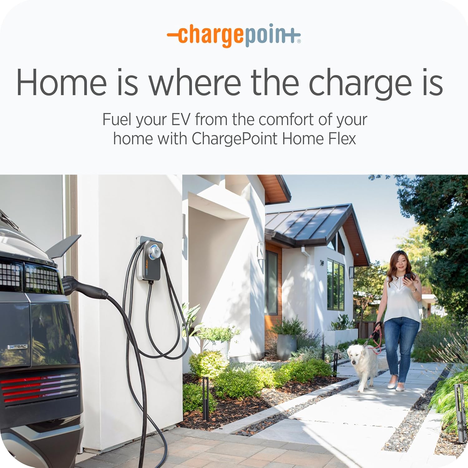 ChargePoint HomeFlex Level 2 EV Charger, J1772, Hardwired