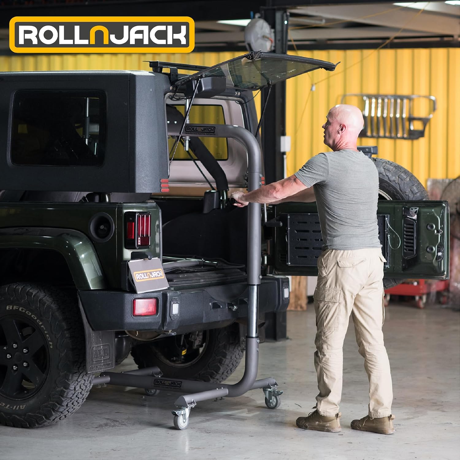 Hard Top Remover Lift for Jeep Wrangler, One-Person System