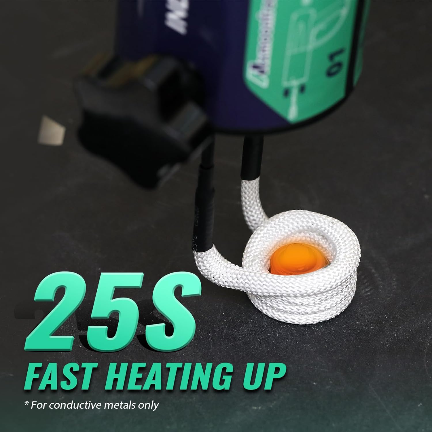 Induction Heater Bolt Removal Tool, 1500W, 8 Coils, 110V