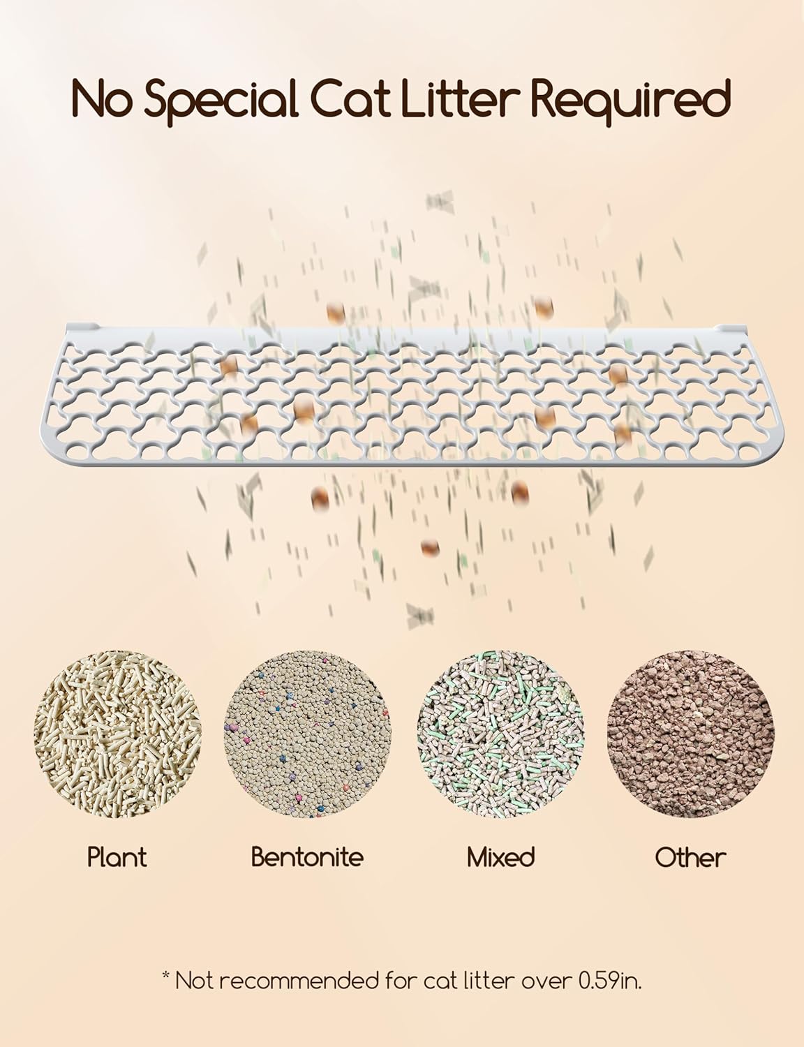 MeoWant Self-Cleaning Smart Cat Litter Box, XL, Odor Control, App