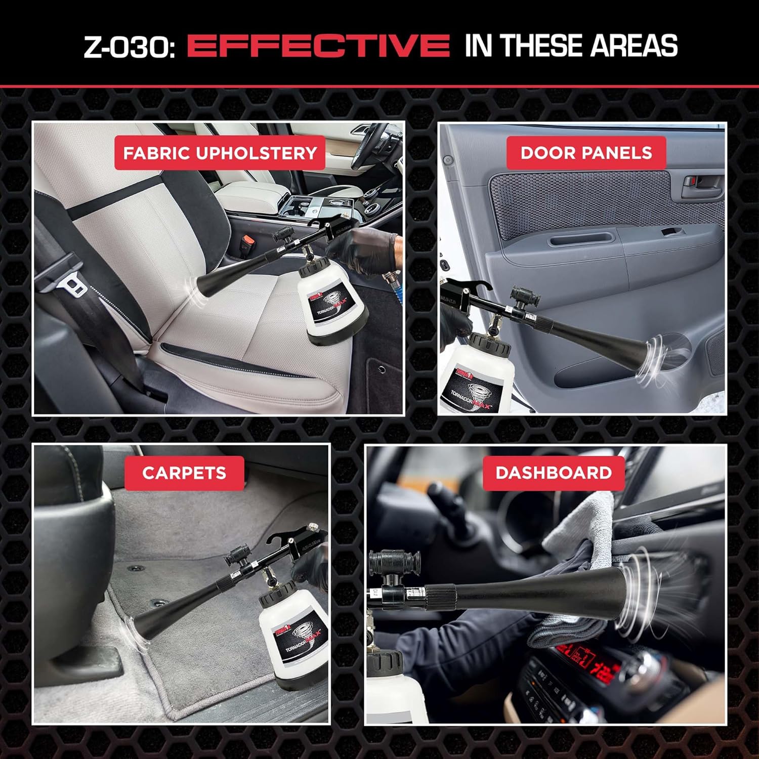 Tornador Max Z-030 Car Cleaning Tool, 32oz, LED, High-Pressure