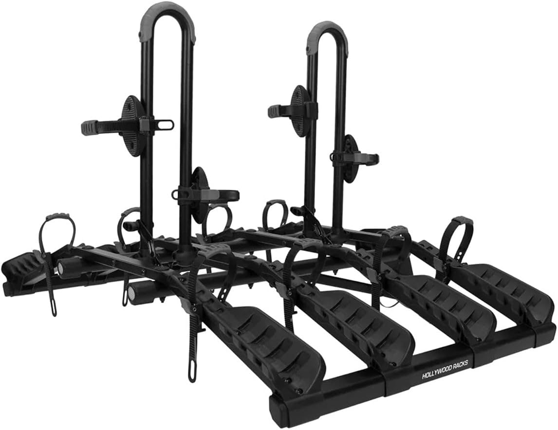 Hollywood Destination 4-Bike Hitch Rack, Platform Style, Lightweight