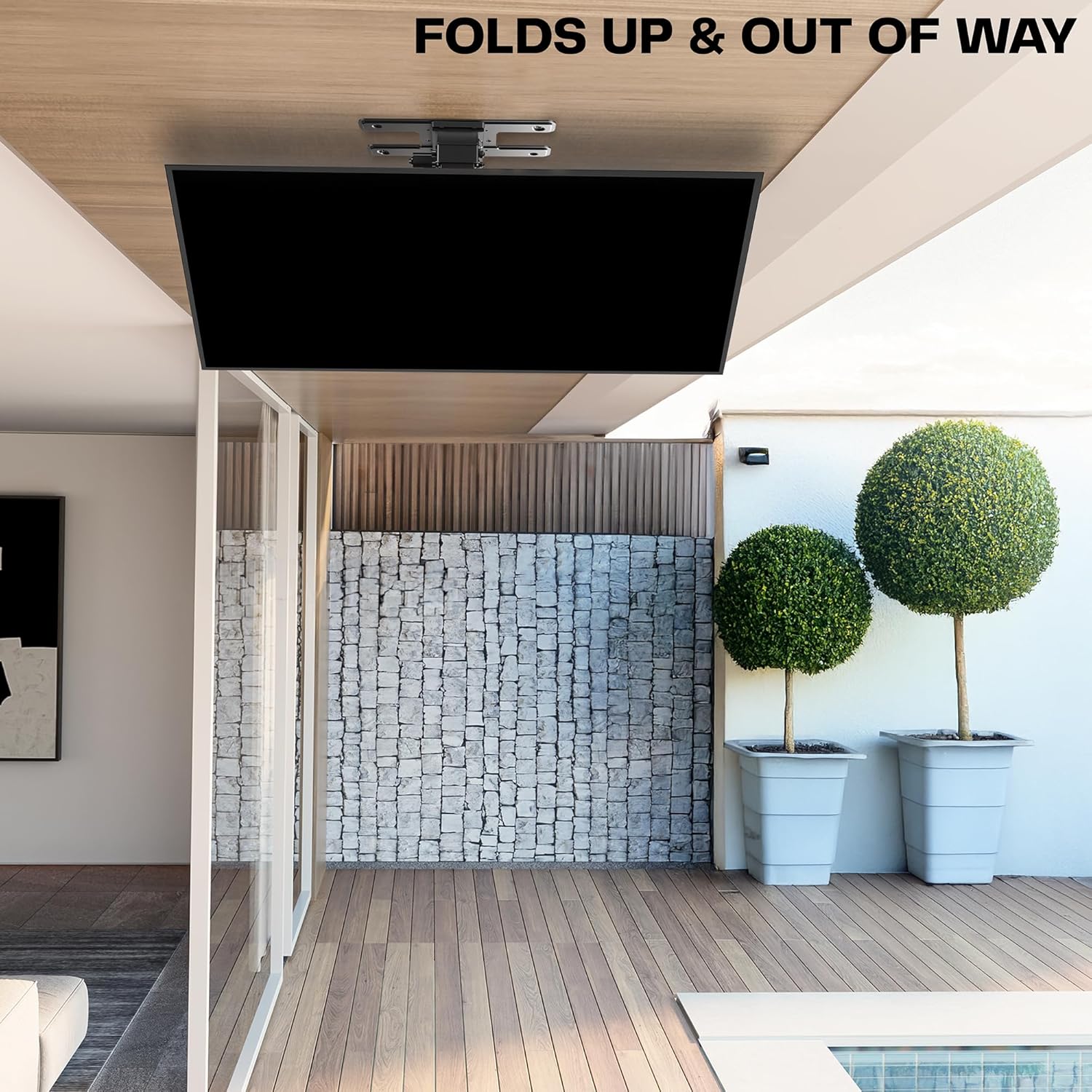 VIVO Electric Ceiling TV Mount, 37–70