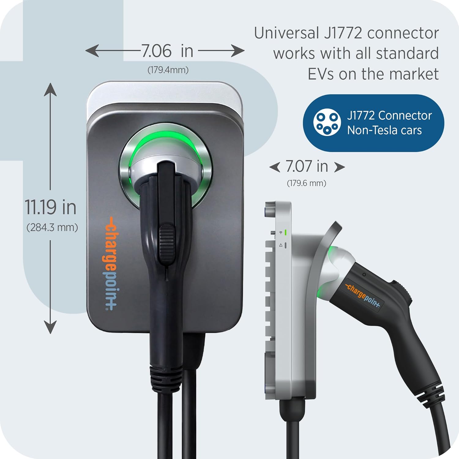 ChargePoint HomeFlex Level 2 EV Charger, J1772, Hardwired