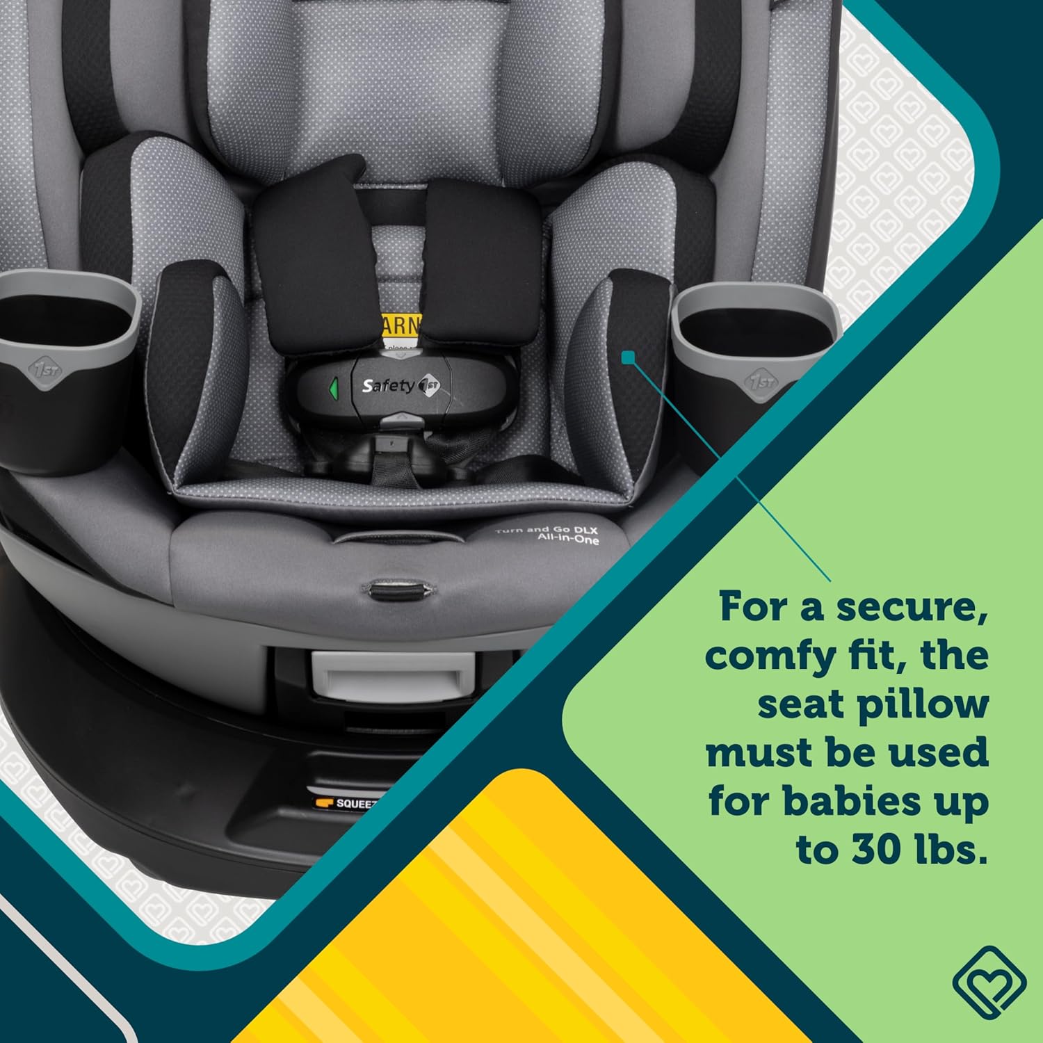 Safety 1st Turn and Go DLX 360° Convertible Car Seat, Dunes Edge