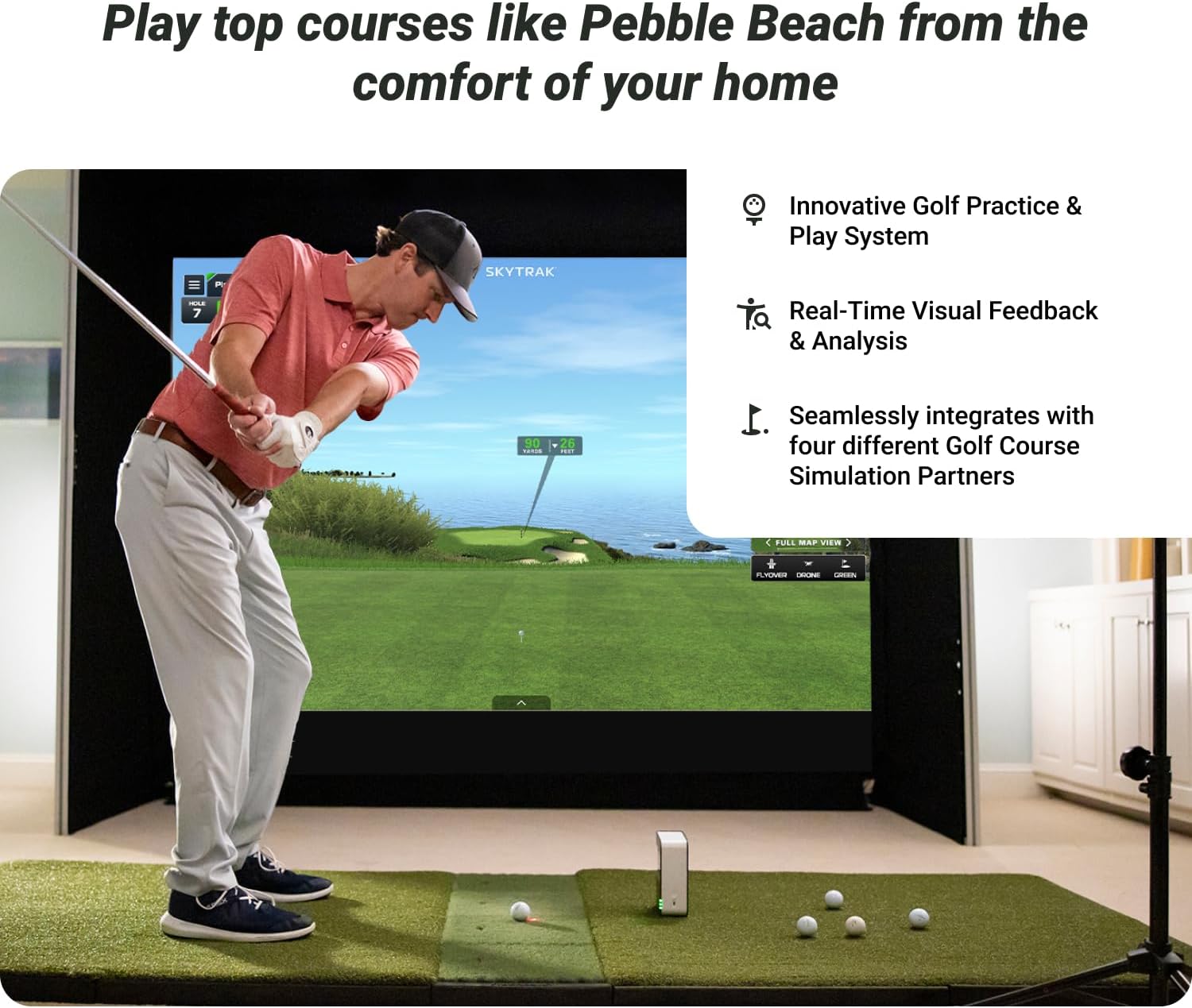 SkyTrak Launch Monitor with 30-Day Game Improvement Trial