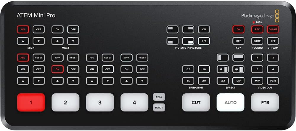 Blackmagic ATEM Mini Pro HDMI Live Stream Switcher