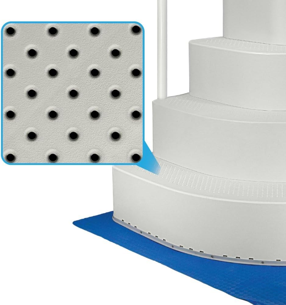 Aqua Select Resin Pool Steps for Above Ground Pools, 350lb Capacity