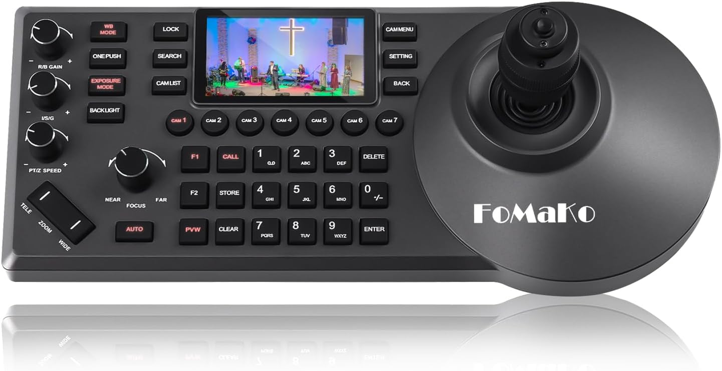 FoMaKo KC608 Pro PTZ Camera Controller, 3