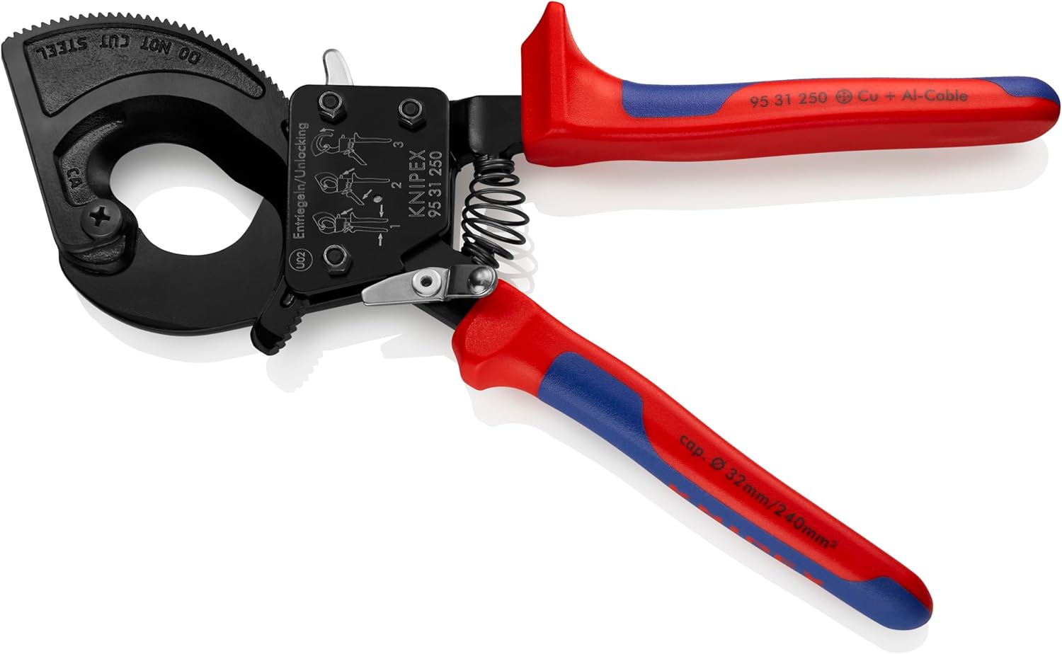 KNIPEX Ratcheting Cable Cutter Tool