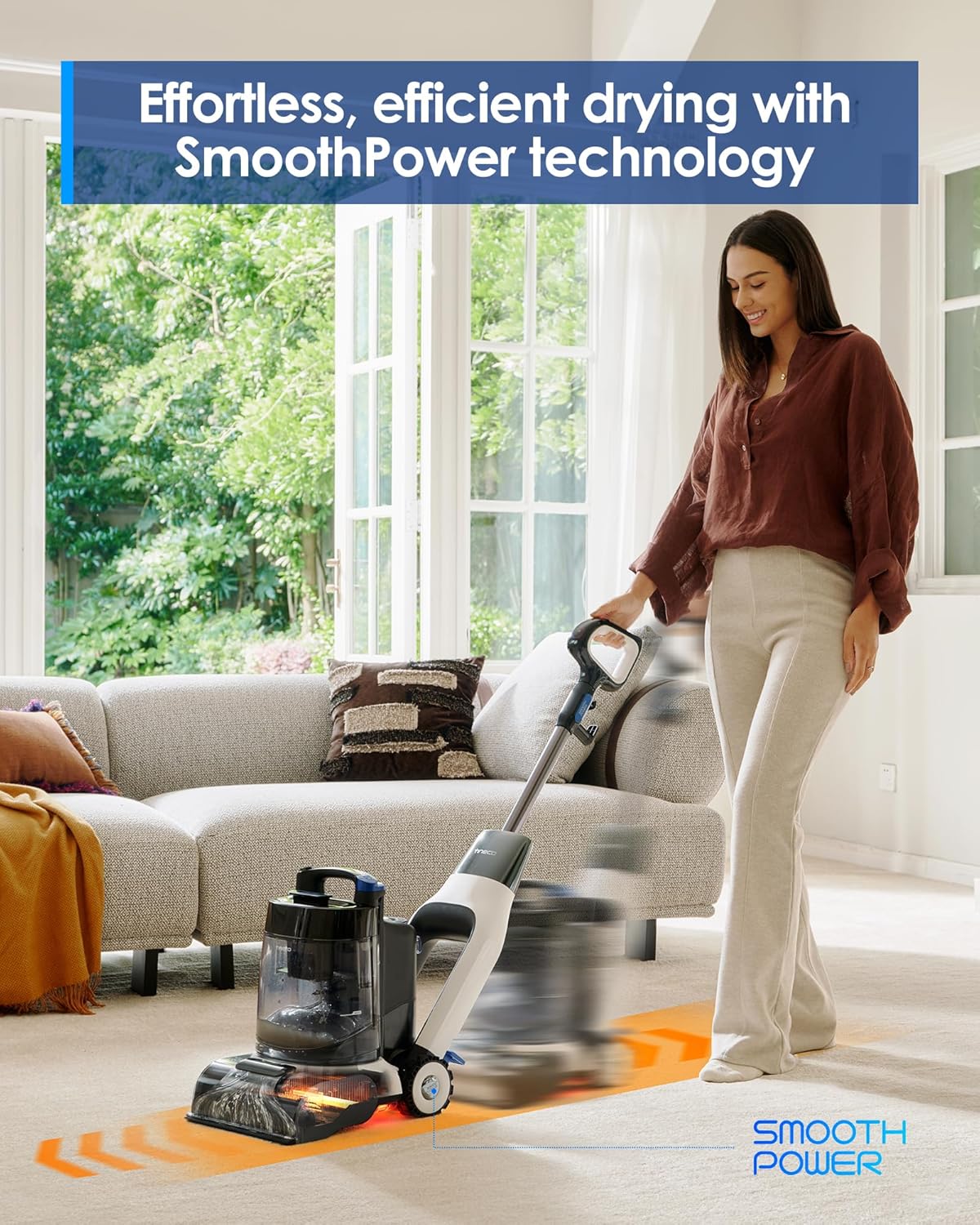 Tineco CARPET ONE Smart Carpet Cleaner, FlashDry, 167℉ PowerDry