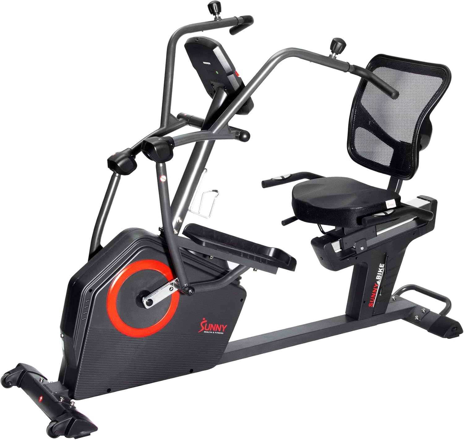 Sunny Elite Recumbent Cross Trainer, Arm/Leg Workout, Bluetooth App