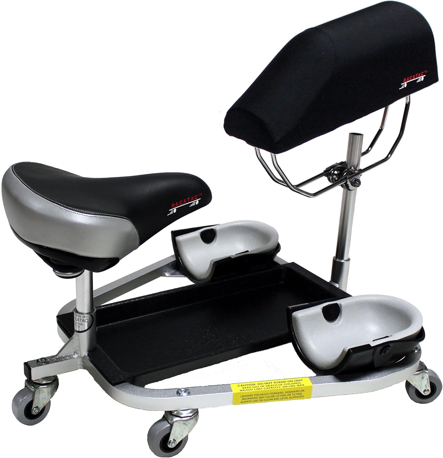 Racatac Kneeling/Sitting Creeper with Chest Support, Black