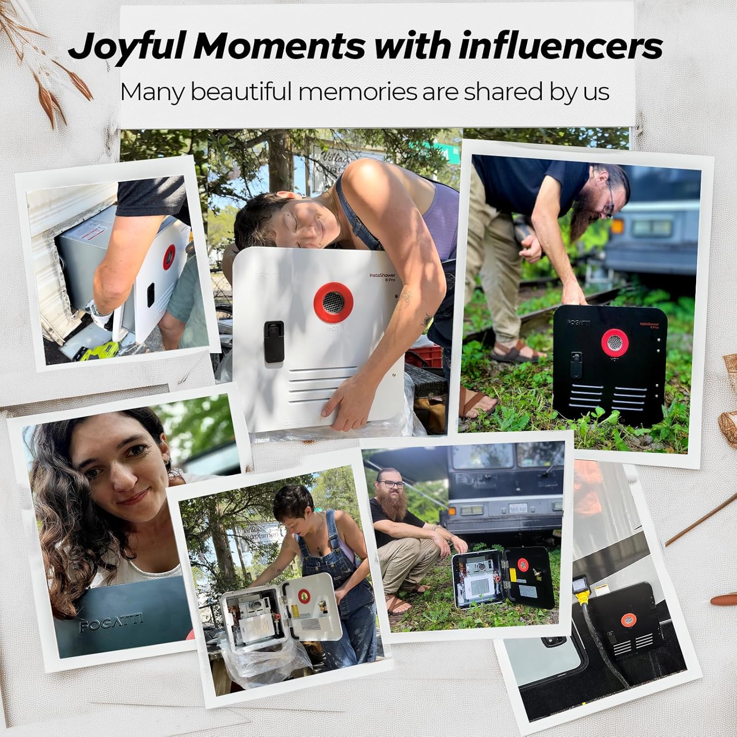 FOGATTI InstaShower 8 Plus RV Tankless Water Heater, Gen 2, 12V