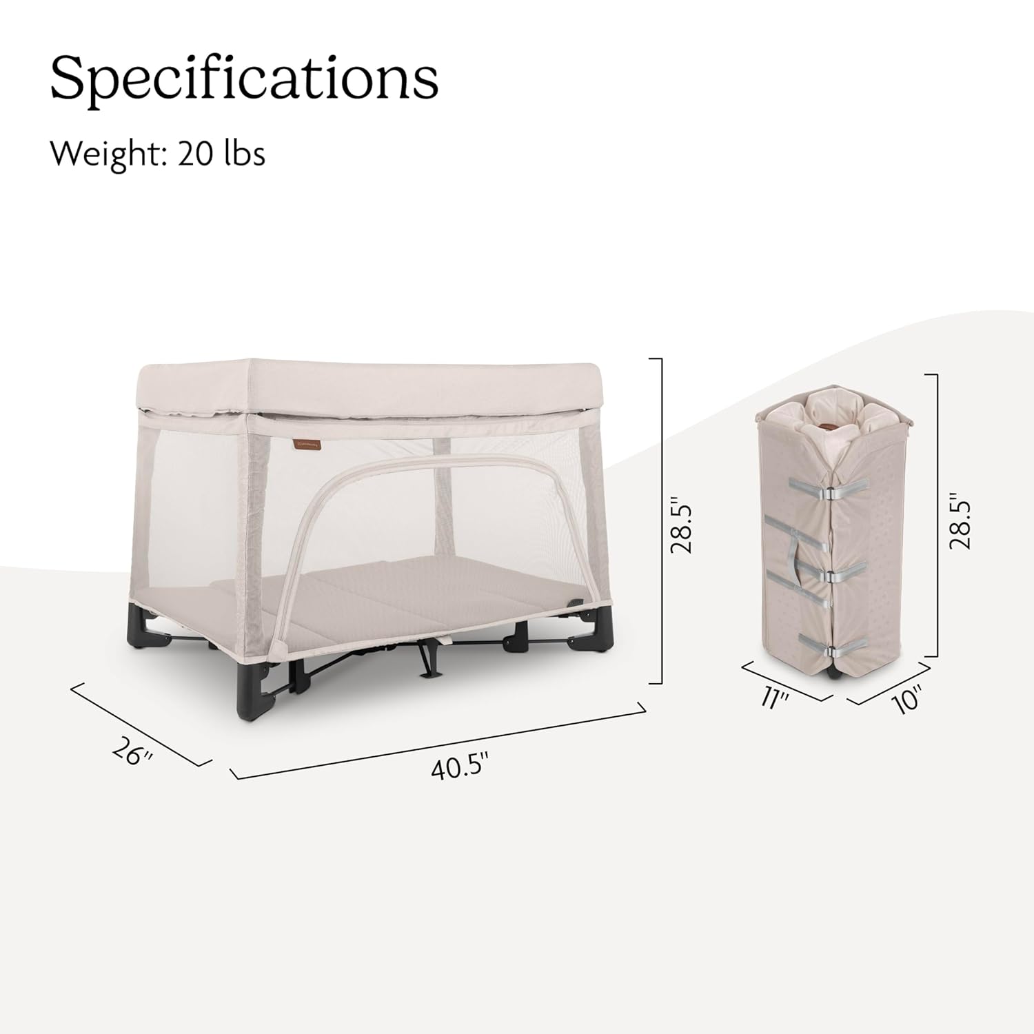UPPAbaby Remi 3-in-1 Playard, Bassinet & Travel Crib, Charlie