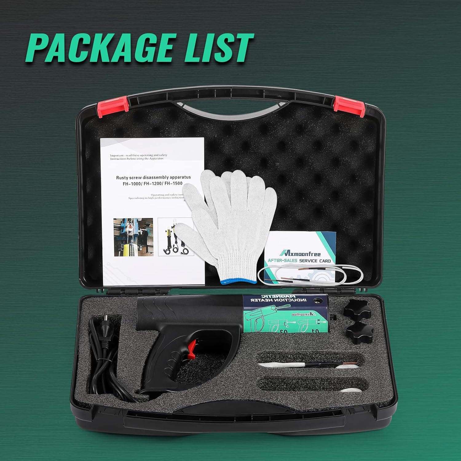 Induction Heater Bolt Removal Tool, 1500W, 8 Coils, 110V