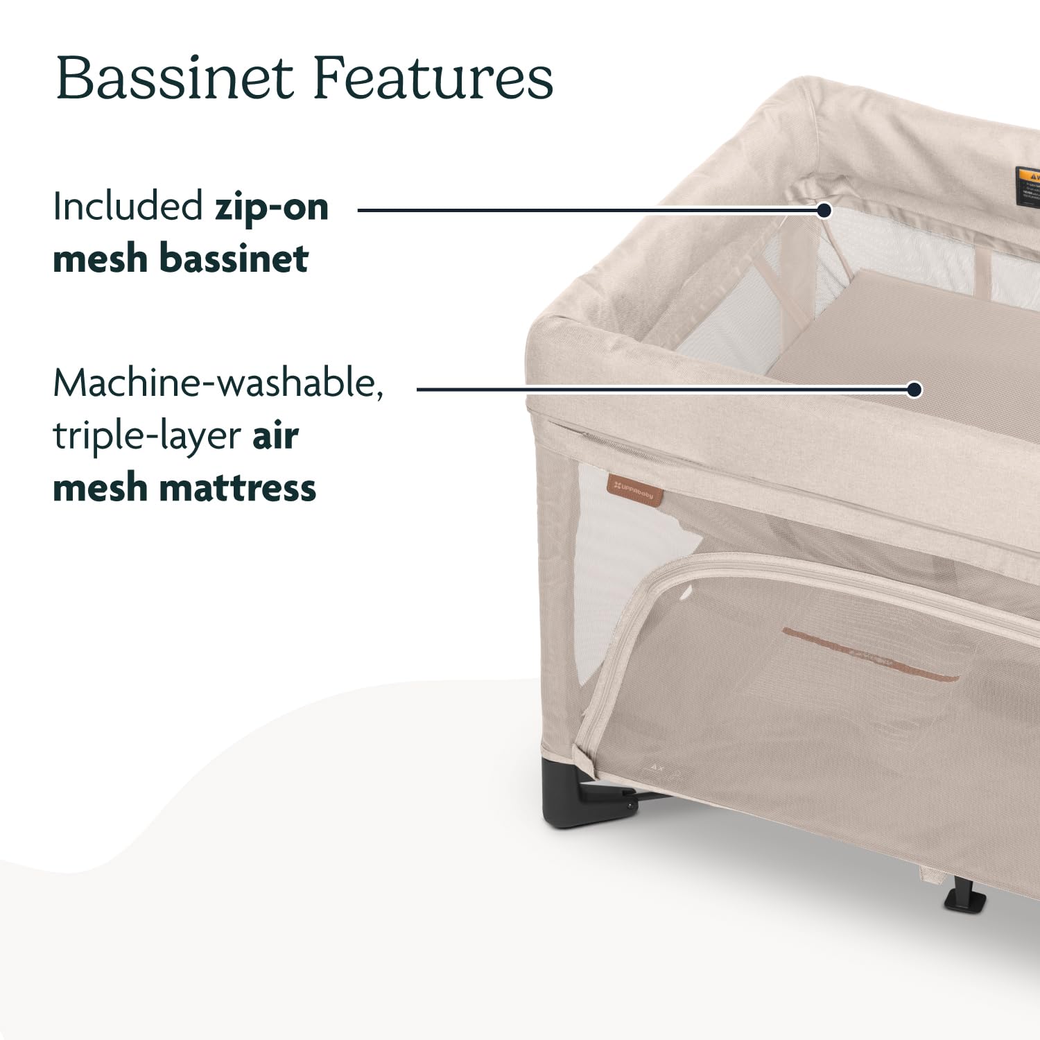 UPPAbaby Remi 3-in-1 Playard, Bassinet & Travel Crib, Charlie