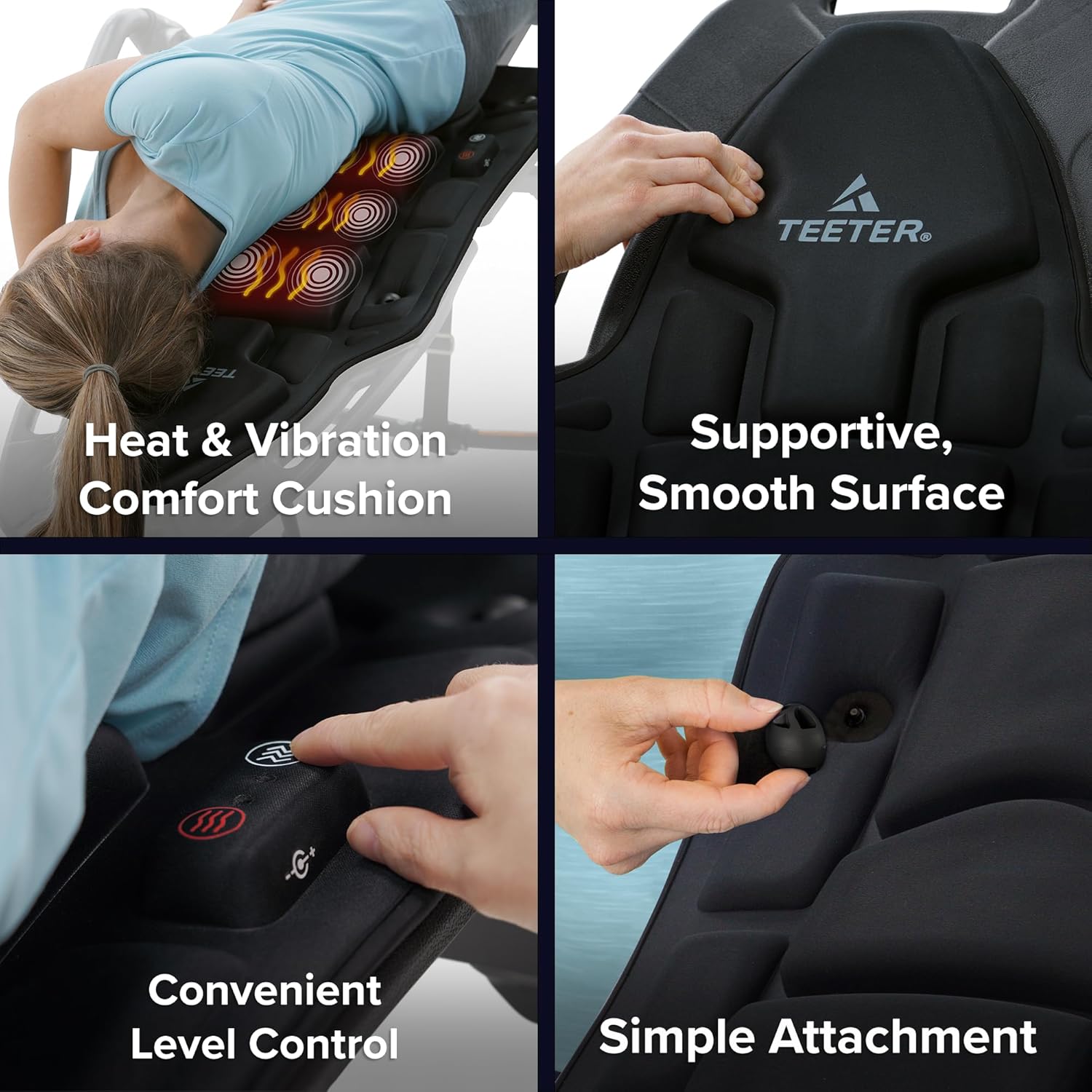 TEETER EP-560 Inversion Table, Back Pain Relief, FDA Registered